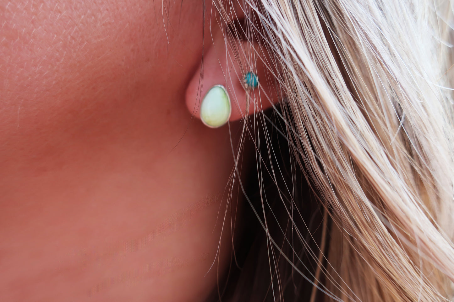 Queen Lime Stud Earrings