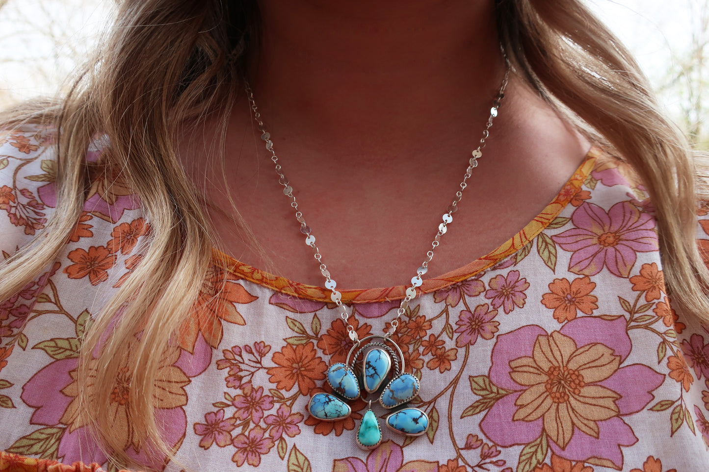 Morning Glory Statement Necklace