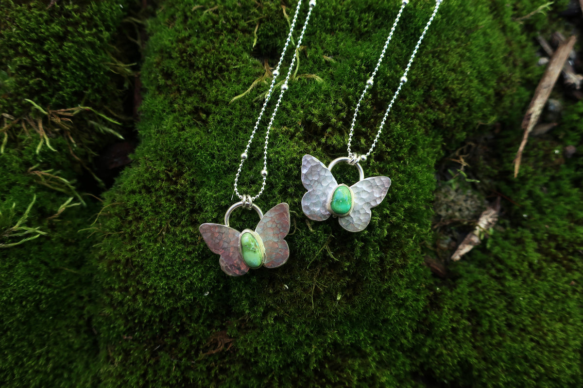 Luna Moth Necklace