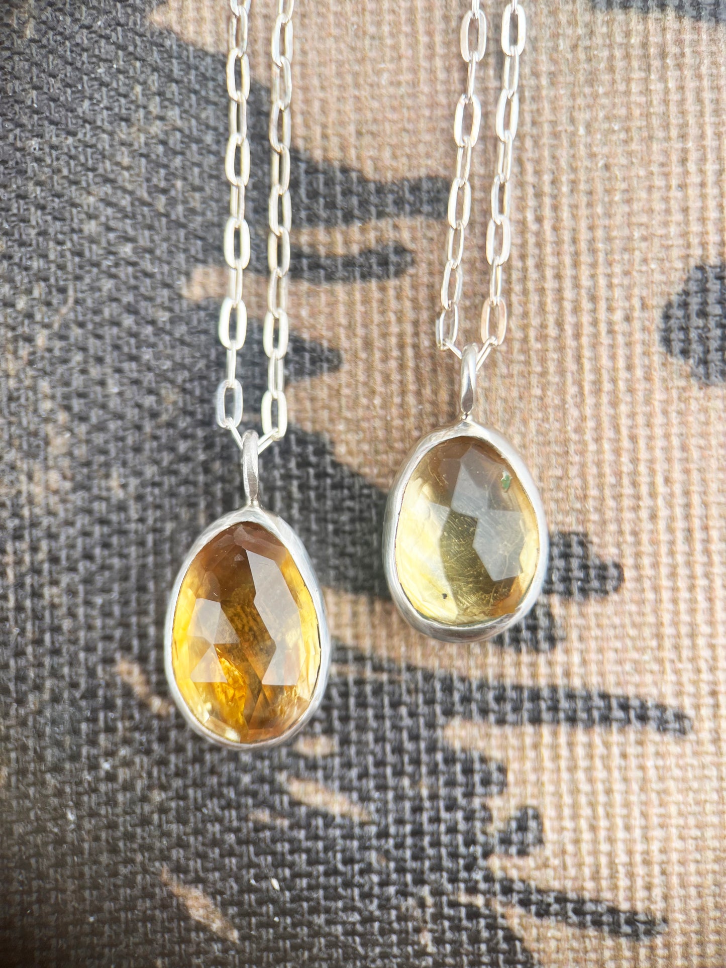 Mountain Ash Raindrop Mini Necklace