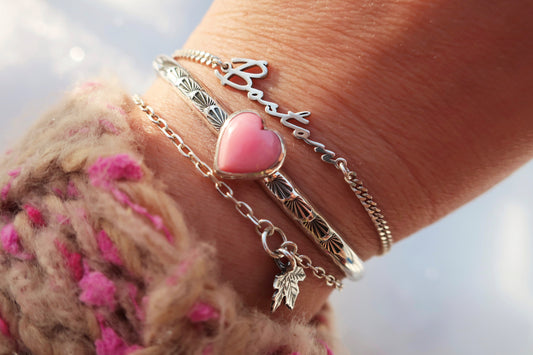 Bottled Valentine Cuff Bracelet