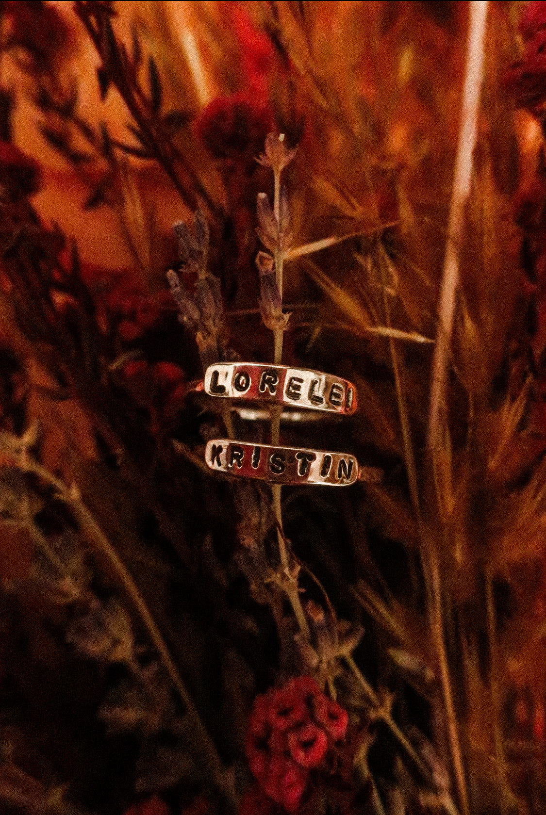 MTO Hand-Stamped Custom Name Plate Ring