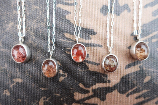 Eternal Oak Raindrop Mini Necklace