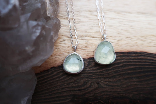 Morning Frost Raindrop Mini Necklace