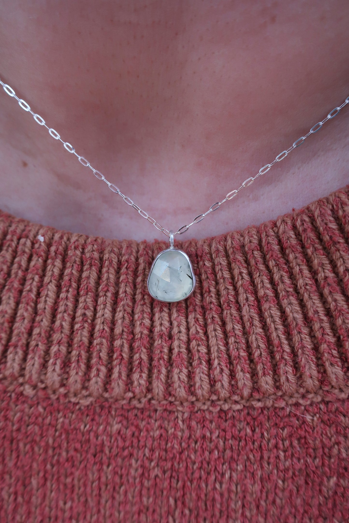Morning Frost Raindrop Mini Necklace