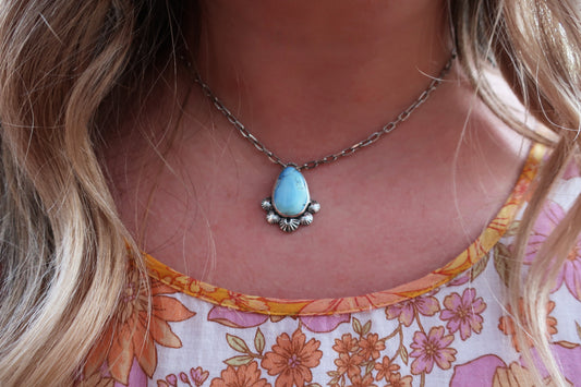 Bellflower Statement Necklace