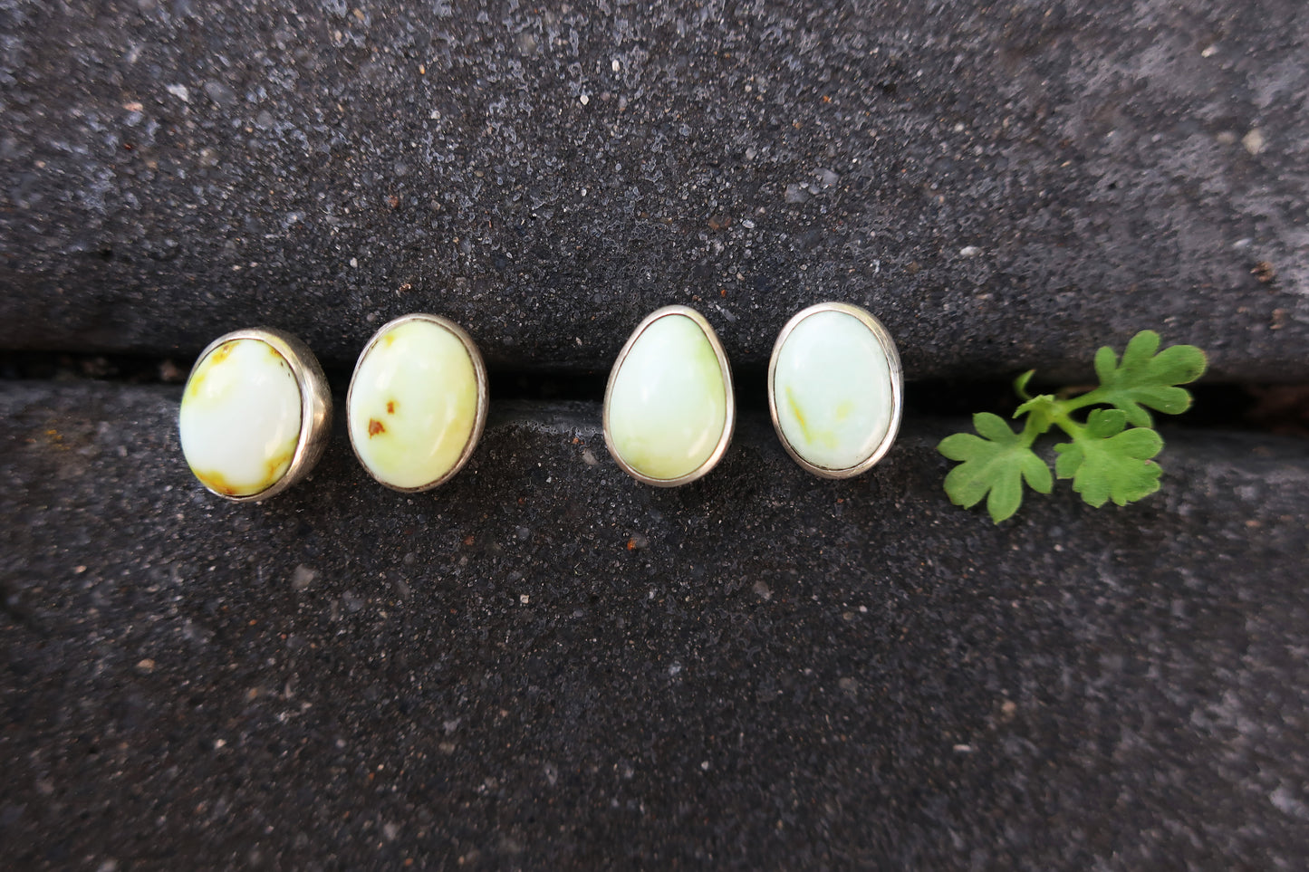 Queen Lime Stud Earrings