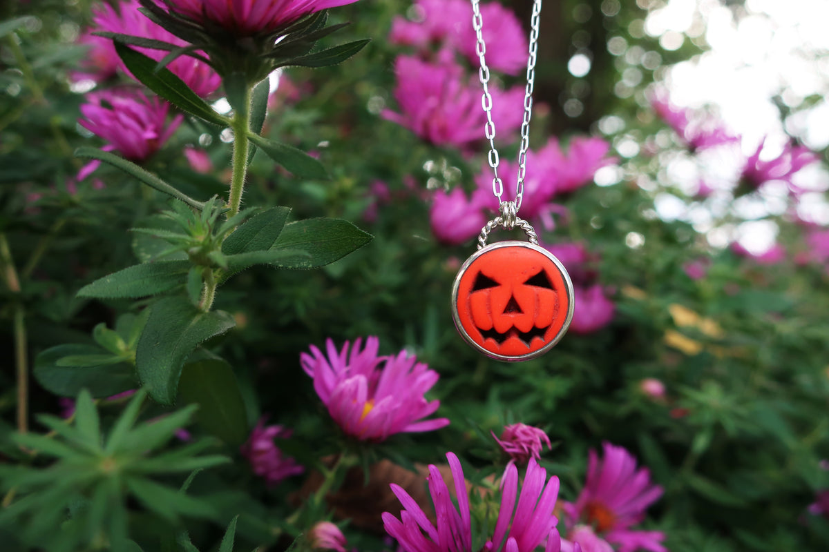 Jack-O-Lantern Necklace