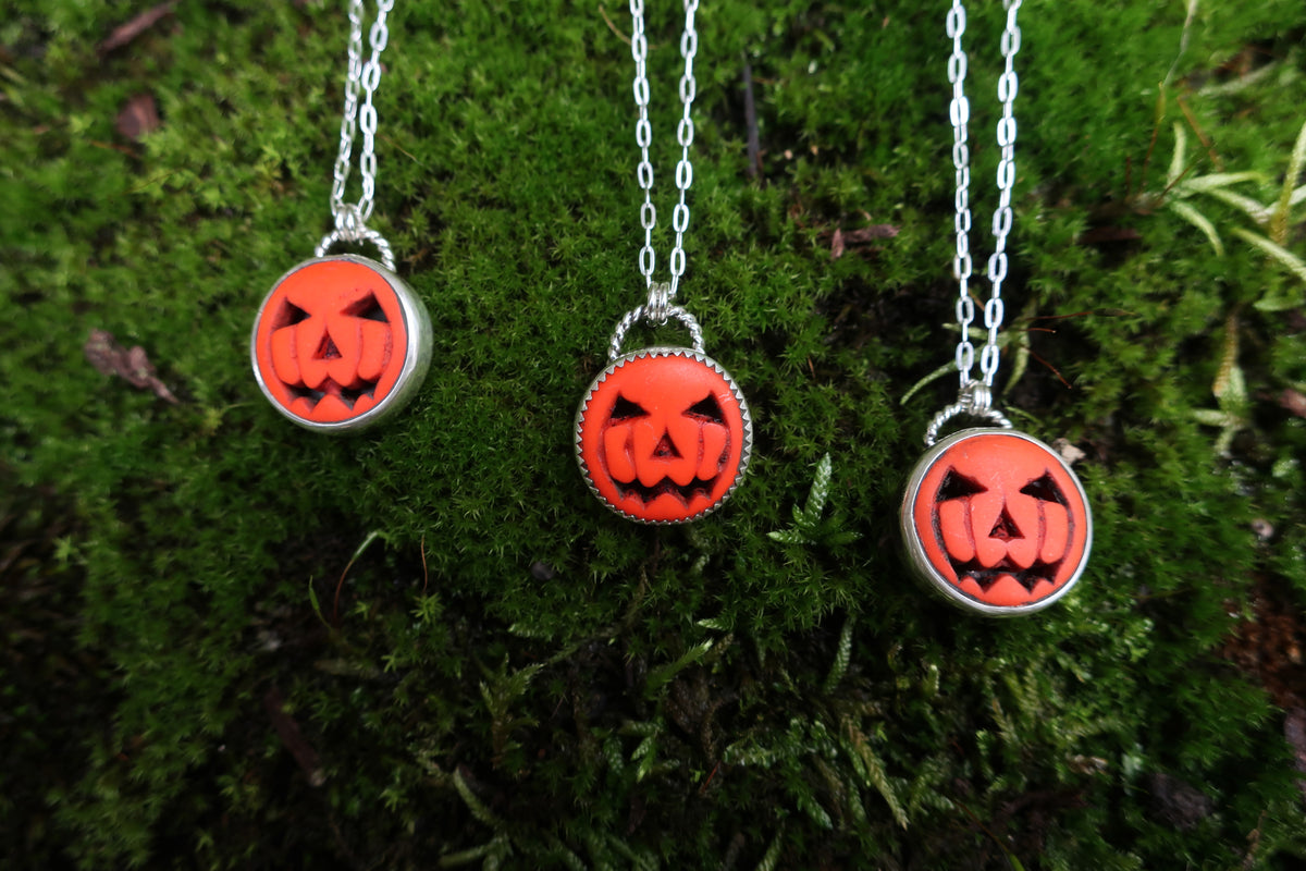 Jack-O-Lantern Necklace