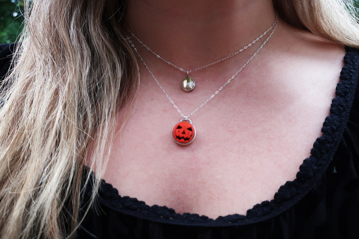 Jack-O-Lantern Necklace