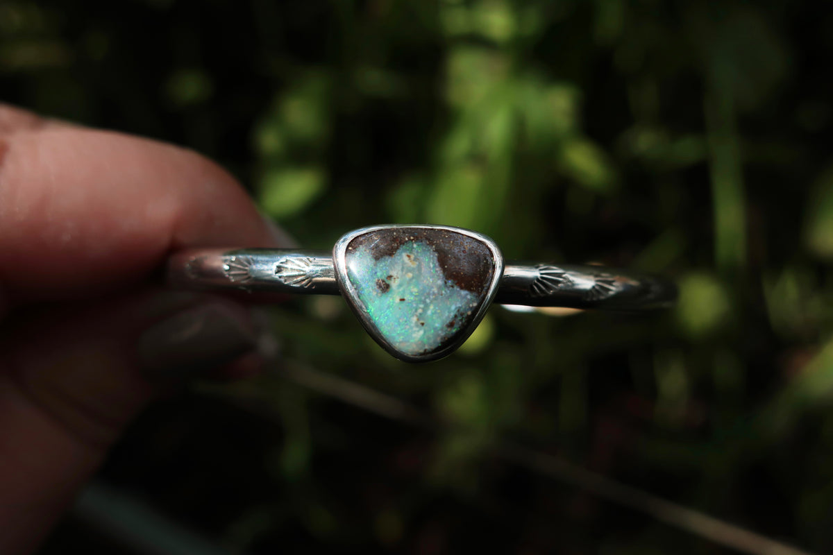 Australian Pipe Opal Cuff