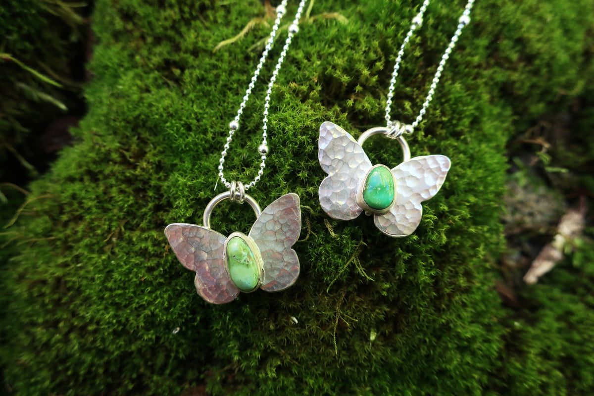 Luna Moth Necklace