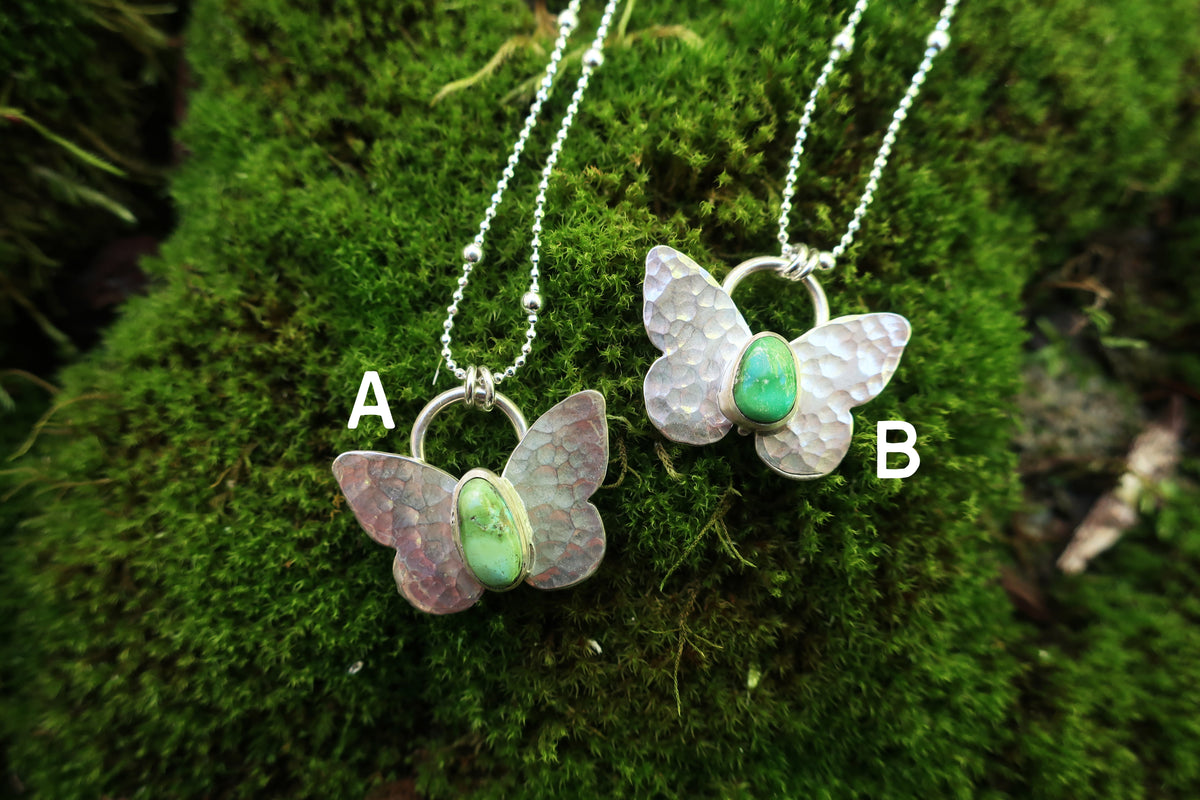 Luna Moth Necklace